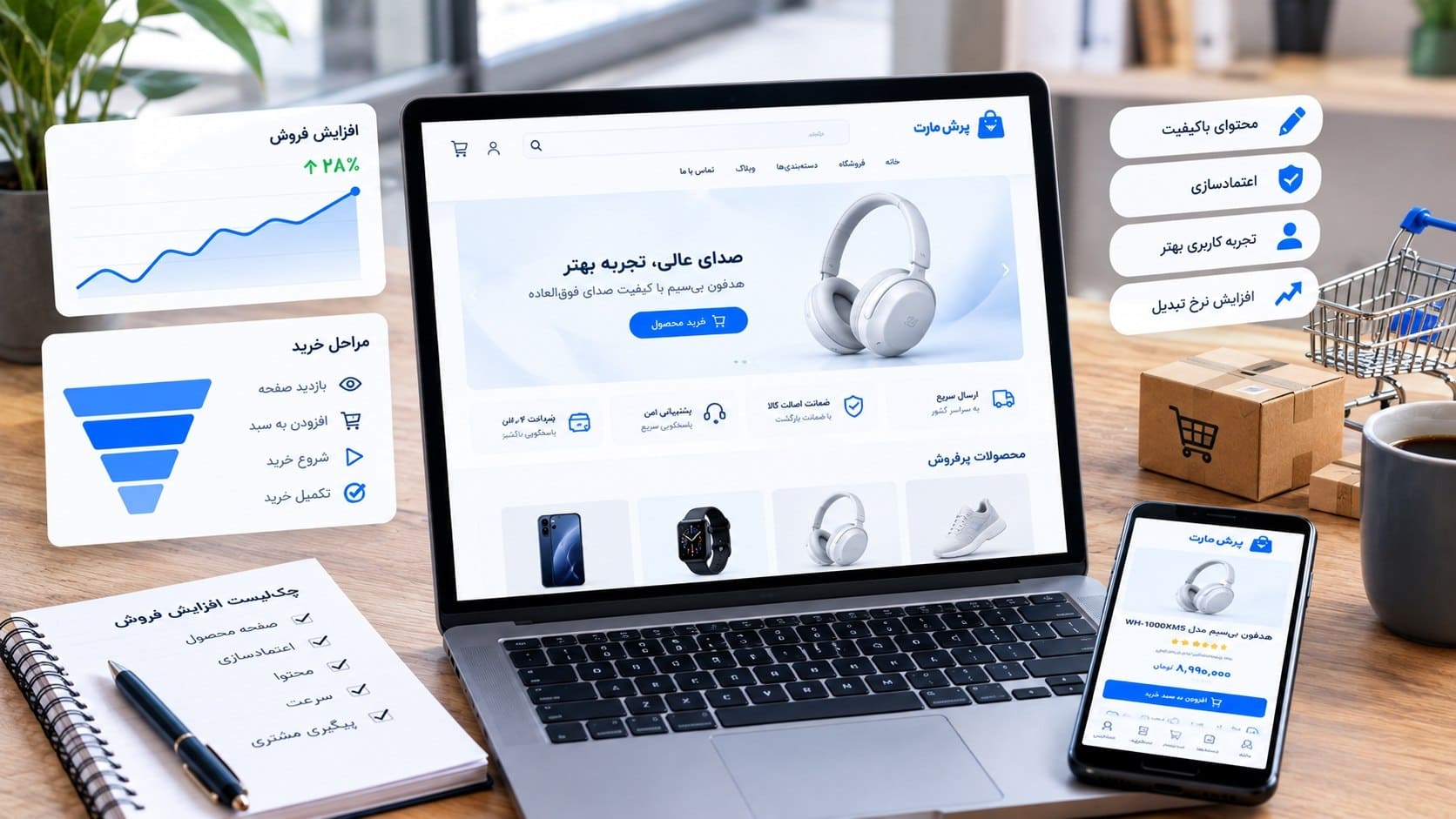 ۱۵ روش عملی برای افزایش فروش فروشگاه اینترنتی